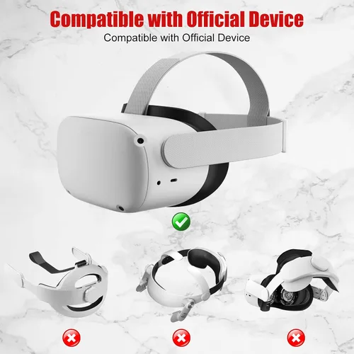 Vista 6 de Linkstyle Funda rígida de transporte compatible con Oculus Quest 2, funda de viaje de realidad virtual para controladores de auriculares