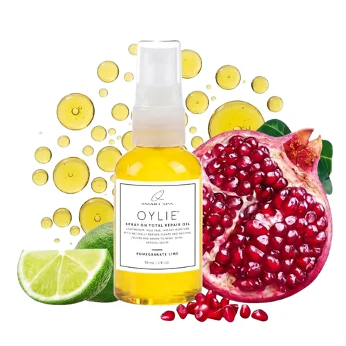 Vista 11 de QTICA Oylie Spray On Total Repair - Aceite corporal ligero en aerosol con jojoba natural y aceite de argán para una humedad instantánea, acabado