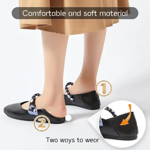 Vista 4 de Women's Flats Dressy Comfortable Flats Shoes Women Ballet Flats with Straps Dress Shoes