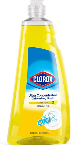 Vista 13 de Clorox Jabón para platos ultra concentrado con OXI, flor de manzana, 26
