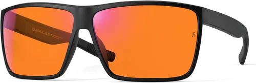 Vista 7 de MAXJULI Lentes de bloqueo de luz azul XL para hombres grandes, computadora/juegos/TV/teléfonos 8108 Negro/Fl-41 Rosa