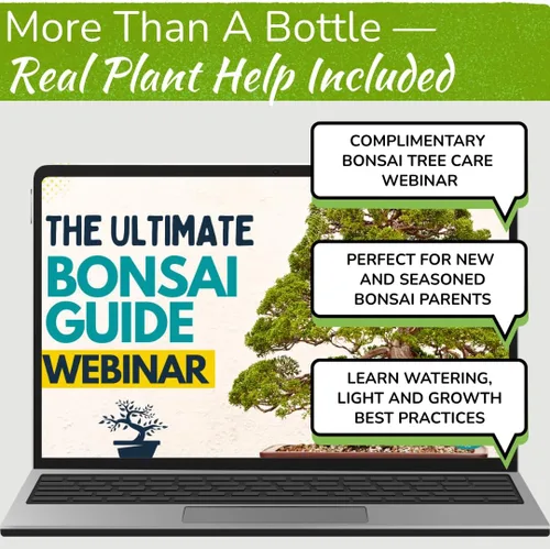 Vista 8 de Alimento para árbol bonsái Fertilizante líquido suave de primera calidad para un crecimiento saludable, tallos fuertes y hermosas floraciones