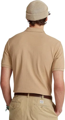 Vista 2 de POLO RALPH LAUREN Polo de malla de ajuste clásico, color marrón claro MD, Bronceado de lujo