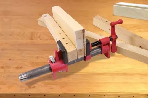 Vista 3 de BESSEY PC12-2 Abrazaderas de tubo de estilo tradicional de 1/2 pulgada - Abrazadera de taller increíblemente versátil, fácil de montar