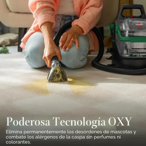 Vista 4 de BISSELL Little Green PET OXY Spot & Stain Free & Clear Fórmula de Limpiador Profundo Portátil, 32 fl. oz, 4310