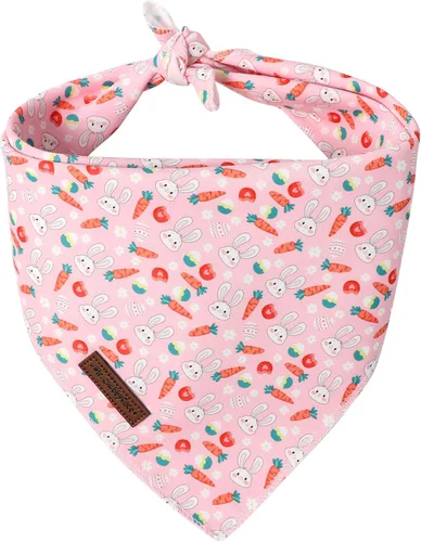Vista 7 de MR. CHUBBYFACE Pañuelos azules con rayas para perros, reversibles, baberos triangulares, bufanda, accesorios para perros, gatos, mascotas