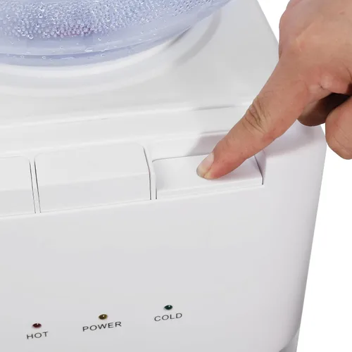 Vista 4 de Xuthusman Dispensador de agua de carga superior, 3 ajustes de temperatura, agua fría y caliente, dispensador de agua de carga superior de 5 galones