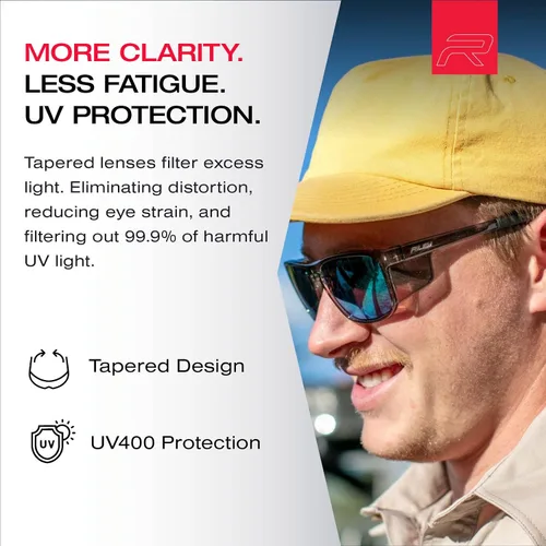 Vista 6 de Riley Navigator X - Gafas de seguridad antivaho, resistentes a los arañazos y a los impactos y bloqueo UV, marco completo ligero para el trabajo, al