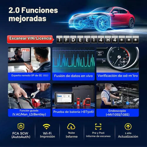 Vista 7 de Autel MaxiSys MS906 PRO escáner, OE ECU C0ding, más de 3000 pruebas como MS906 MAX
