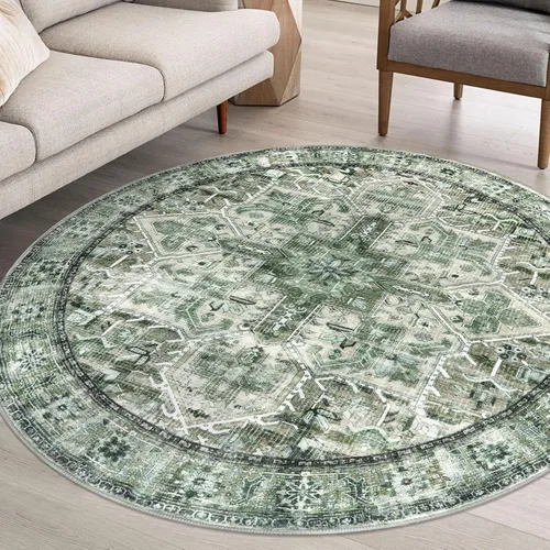 Vista 93 de SIILOOM Alfombra lavable de 2 x 3 pies, alfombra suave color taupe ceniza para entrada, tapete antideslizante para puerta de interior, tapete