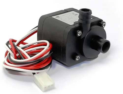 Vista 2 de Jt-180a-12 Mini bomba de agua sin escobillas Bomba sumergible anfibia 0.5a 6w con cables 3P