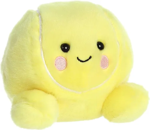 Vista 3 de Aurora® Adorable Palm Pals™ Tennis Ace™ - Juego de bolsillo - Diversión coleccionable - Amarillo 5 pulgadas