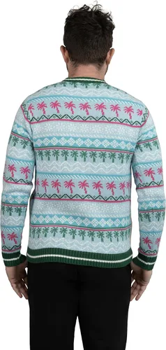 Vista 4 de Blizzard Bay - Suéter feo de Navidad para hombre, diseño de Santa