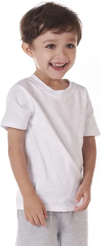 Vista 4 de Gerber Camiseta unisex de manga corta para bebé, 5 unidades, color liso, 5.64ozm, Neutro