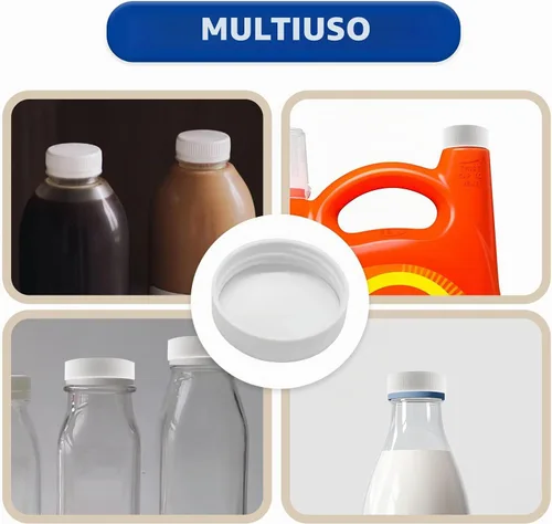Vista 6 de Bonsicoky 3 tapas para botellas de agua de 2.087 in, tapas de jarra de agua con rosca superior para jarras de 3 o 5 galones