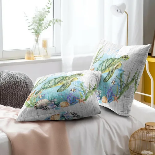 Vista 110 de Giwawa Juego de 2 fundas de almohada decorativas con diseño floral de girasol de 16 x 16 pulgadas, fundas de cojín decorativas para el hogar, sofá