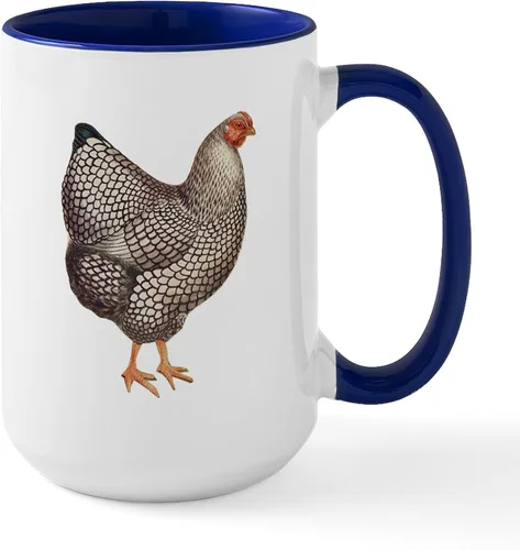 Vista 43 de CafePress Backyard Chicken Whisperer Mugs Taza de café de cerámica de 15 oz (15.0 fl oz)