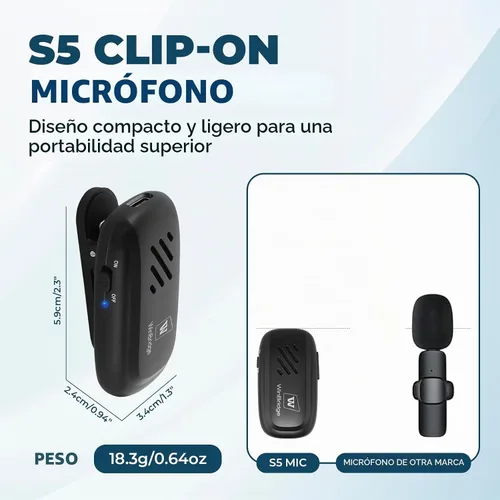 Vista 4 de WinBridge - Amplificador de voz inalámbrico con micrófono de solapa Bluetooth Lavalier para profesores, altavoz portátil y sistema de micrófono