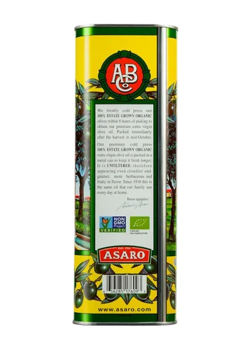 Vista 4 de Aceite de oliva extra virgen orgánico sin filtrar Partanna - Aceite Premium Orgánico de Castelvetrano cosechado en Sicilia - Puro y auténtico