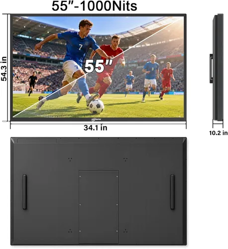 Vista 5 de 360SPB 55 pulgadas 1000Nits Smart TV para exteriores
