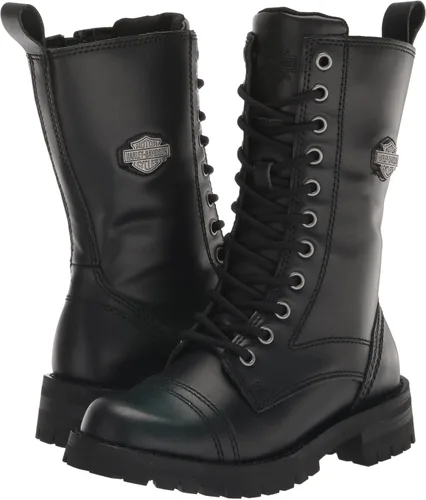 Vista 7 de HARLEY-DAVIDSON FOOTWEAR Walsen - Botas de motocicleta de encaje de 8 pulgadas para mujer