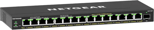 Vista 17 de NETGEAR Switch PoE Gigabit Ethernet Easy Smart Managed Essentials de 5 puertos (GS305EP) - con 4 x PoE+ @ 63W, para montaje en escritorio o en pared