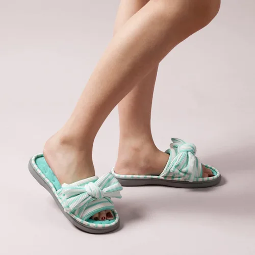 Vista 9 de ULTRAIDEAS - Pantuflas de espuma viscoelástica para mujer, con puntera abierta y correa ajustable, pantuflas de meter sin agujetas para mujer, forro