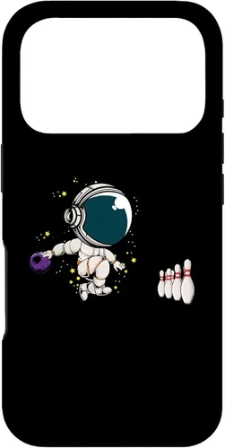 Vista 30 de Astronaut Bowling Player Bowling Ball Pins Bowling Team Case for iPhone 16