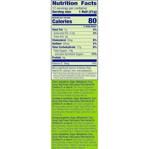 Vista 2 de Fruit by the Foot Snacks con sabor a frutas, Starburst, paquete variado, 12