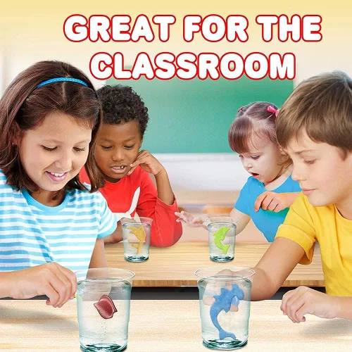 Vista 7 de ArtCreativity Magic Growing Sea Life - Cápsulas de animales marinos, 2 paquetes, 24 cápsulas expandibles de animales, crecer en agua, lindo