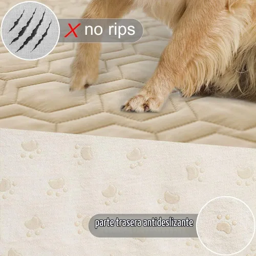 Vista 3 de Tcksstex - Funda impermeable y antideslizante para cama de perro, manta para mascotas, sofá, colchón protector para incontinencia de coche, funda
