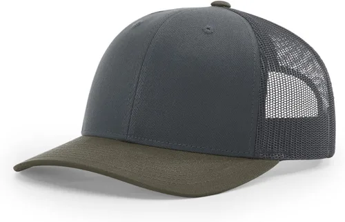 Vista 102 de Richardson 112 Gorra de Camionero - Gorra Snapback Ajustable Premium - Gorras Richardson en Blanco de Seis Paneles Estructurados Árbol real Max 7