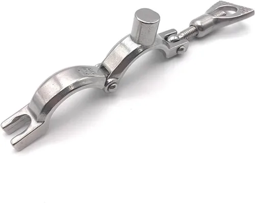 Vista 4 de OD19-102mm 304 Stainless Steel Welding Pipe Holder Clamp Type Clips Support Tube Bracket Suitable To Pipeline Support(12.7mm)