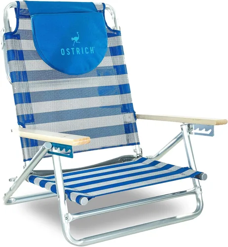 Vista 10 de Ostrich SBSC-1016B South Beach Silla de arena, azul