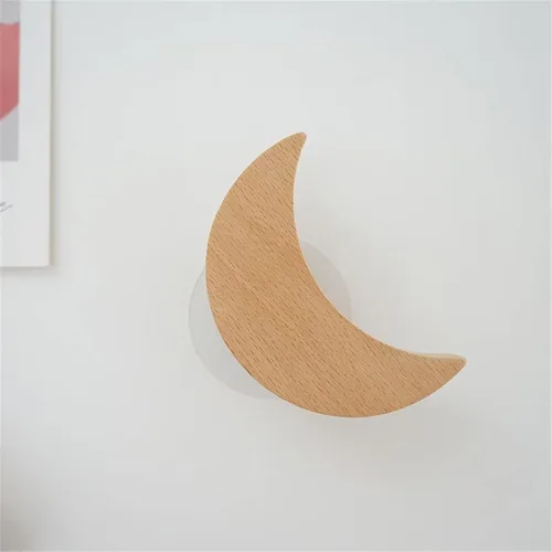 Vista 4 de 2 pomos de madera con forma de estrella, pomos decorativos de madera para aparador con tornillos, tiradores de tocador de madera sin terminar, pomos