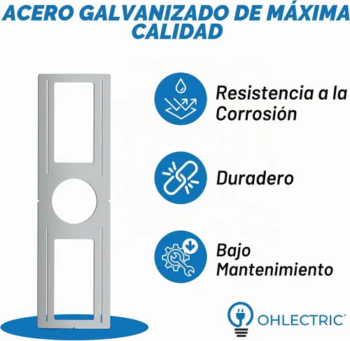 Vista 3 de OHLECTRIC - Juego de 48 lámparas LED de 4 pulgadas en bruto en placas de montaje