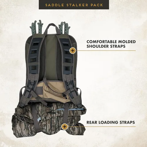 Vista 6 de Insights Hunting por frogg toggs - Mochila de Caza Saddle Stalker, Elementos Sólidos Marrón