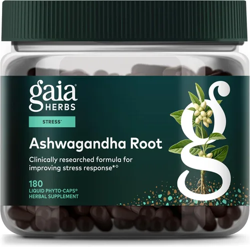 Vista 10 de Gaia Herbs Raíz de Ashwagandha - Suplemento para aliviar el estrés y apoyar el sueño - Apoya niveles de energía equilibrados y perspectiva positiva*