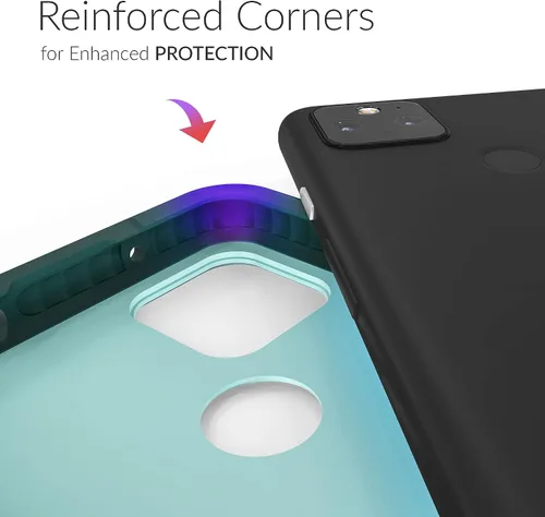 Vista 6 de Crave Slim Guard para Pixel 5a Caso, Caso A Prueba de Golpes para Google Pixel 5a 5G - Aqua