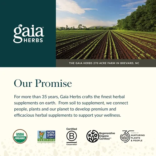 Vista 7 de Gaia Herbs - Suplemento de hierbas de apoyo inmunológico con extracto de hoja de olivo, certificado orgánico, 1 onza líquida (23 porciones)