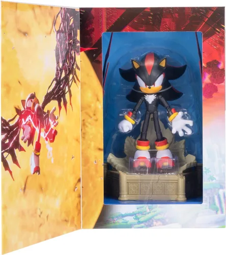 Vista 6 de Sonic The Hedgehog - Figura de acción de Shadow de seis pulgadas escala personalizable edición coleccionista