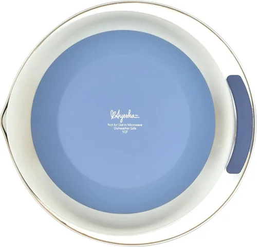 Vista 10 de Ayesha Curry Kitchenware Pantryware - Cuencos para mezclar de acero inoxidable, juego de 3 piezas, color plateado con asas