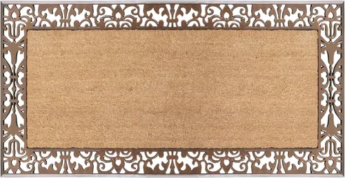 Vista 20 de A1HC Tapete para Puerta de Fibra de Coco Natural y Caucho, 30"x48" – Grueso, Duradero, Resistente, Anti-Desprendimiento, Resistente a la Medio