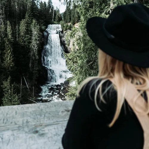 Vista 8 de Sombreros clásicos de vaquera occidental para mujer con cinturón ancho Negro