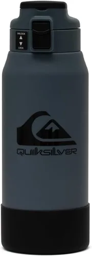 Vista 13 de Quiksilver Redondo - Botella de agua de acero inoxidable de doble pared de 21 onzas, botella deportiva reutilizable con tapa a prueba de fugas, base