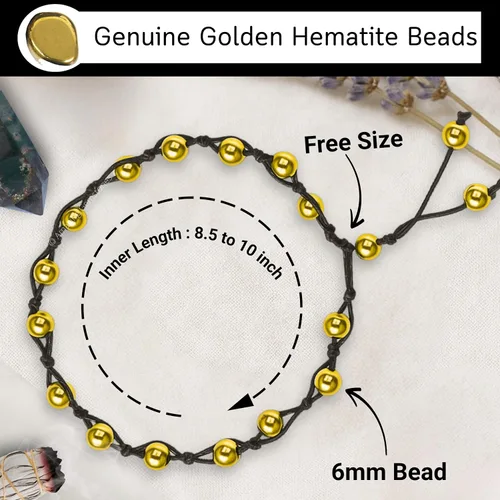 Vista 153 de Amazing Gemstone Crystal Anklet Ankle Bracelets for Women - Waterproof Beaded Healing Crystal Anklets, Plus Size Chakra Gemstone Bead Anklet