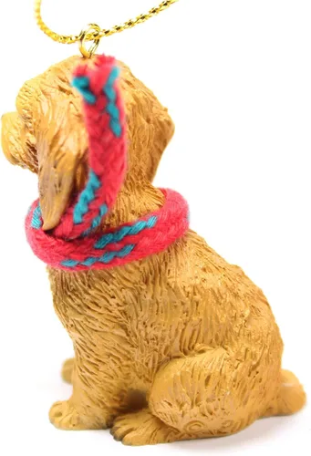 Vista 2 de Animal Den Goldendoodle Tiny One - Adorno navideño