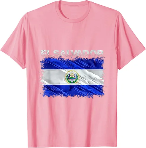Vista 79 de Camiseta El Salvador, Negro