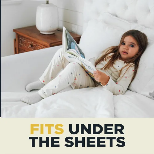 Vista 3 de Riel de cama de viaje – Parachoques de cama inflable para un sueño seguro y protección contra caídas Se adapta a camas individuales