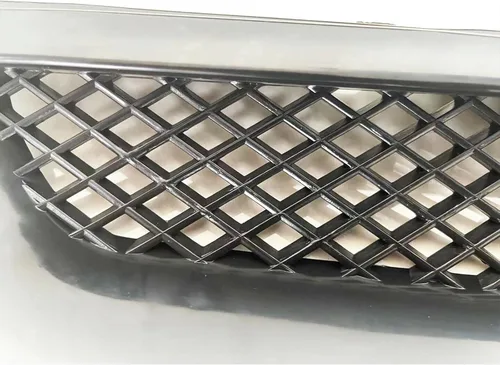 Vista 8 de Protector de rejilla superior para parachoques delantero, malla ABS negra, entrada de aire para Honda Civic EJ/EK Type R 1996-1998